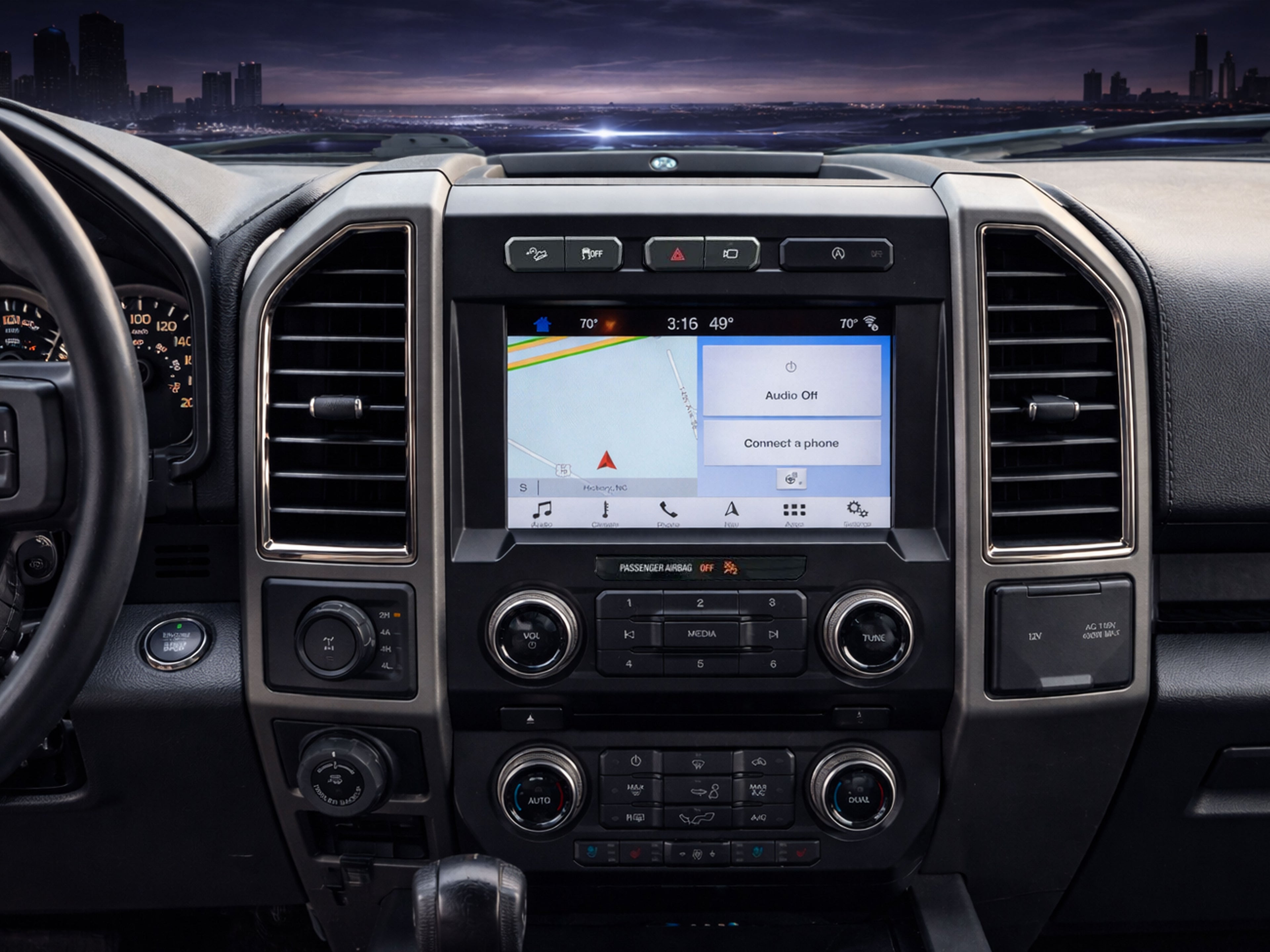 H7 Pro OEM-Style Dashboard Setup for 13th Gen Ford F-150 | Replaces SYNC 2 & 4.2" Base Screen