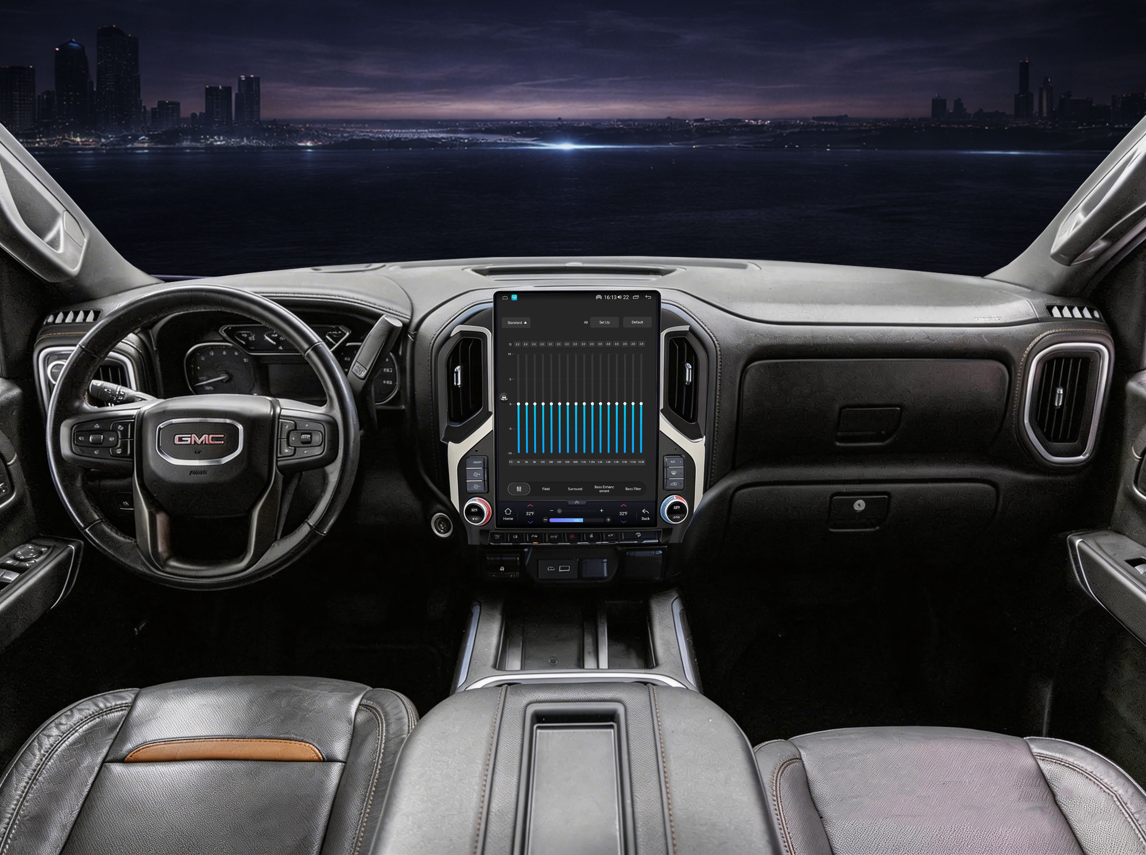 V7 Pro Next-Gen 15" Vertical Head Unit for GMC Sierra 2019-2021 | Plug and Play Setup