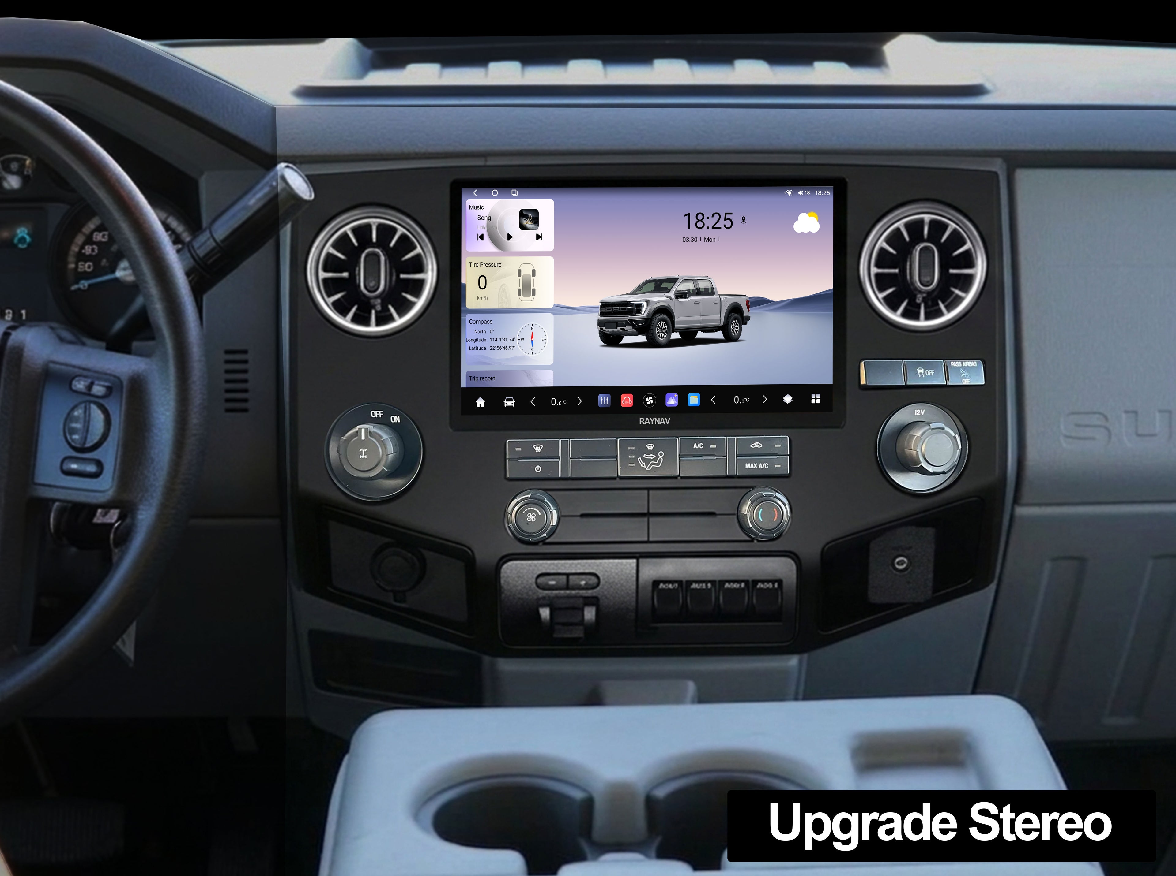 H7 Stereo For Ford F250 2012-2015 Upgrade Plug & Play 128GB High-Performance System